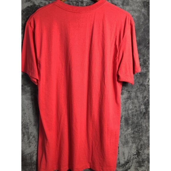 Mens Fly Shirt Society Gold Graphic Red Size L - Picture 4 of 8